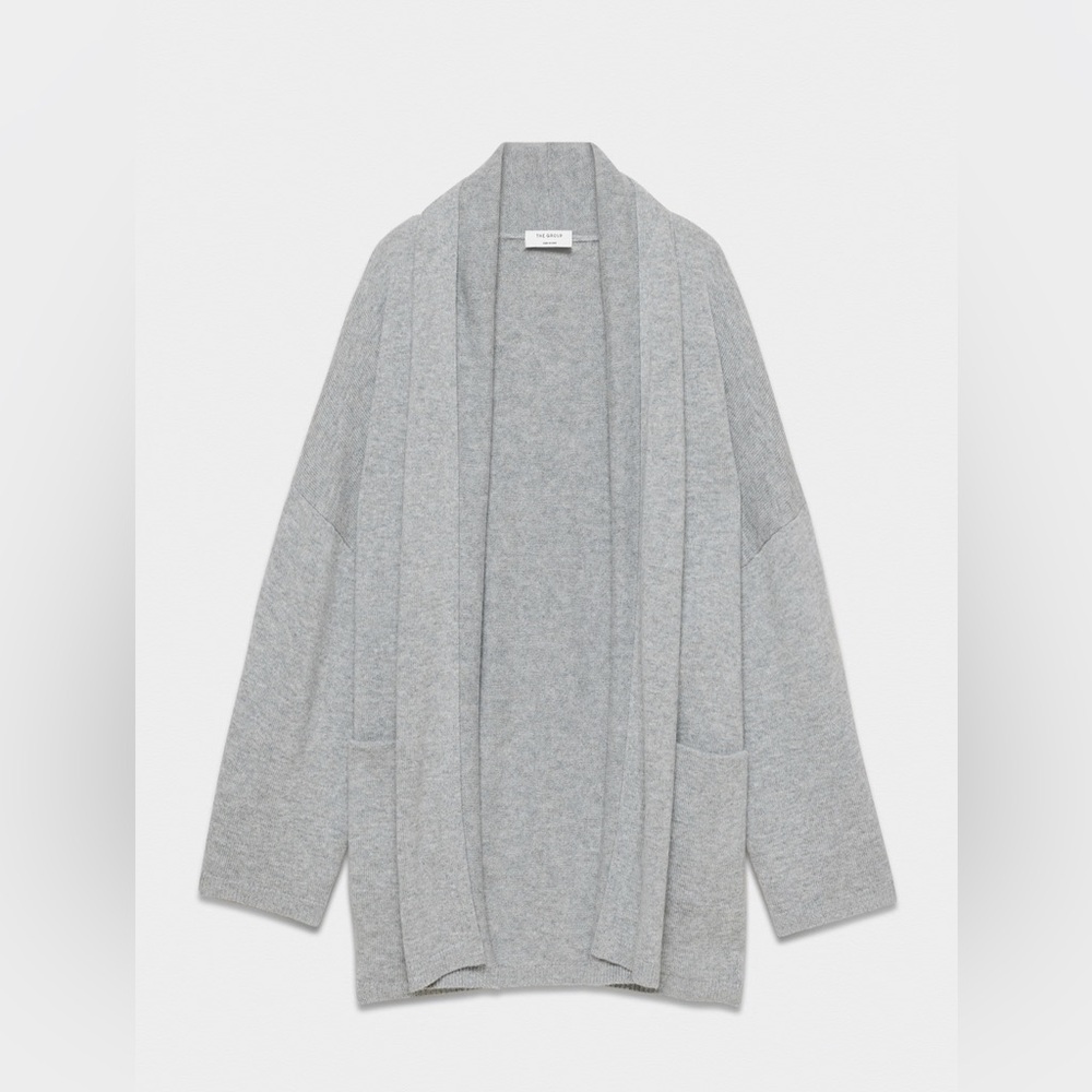 NWT Aritzia The Group Nook Merino Wool Cardigan Size 2 (See Size Chart) - Picture 6 of 12